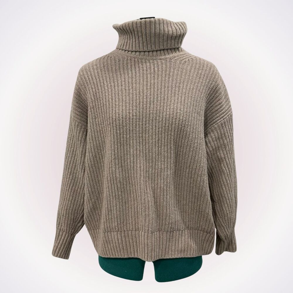 Gap Brown Heather Turtleneck Sweater | Sz S